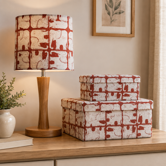 Rising Sun-Jolly Elepha-Umber Unbleached Canvas-Loes Van Oosten-LV900-UM5UC