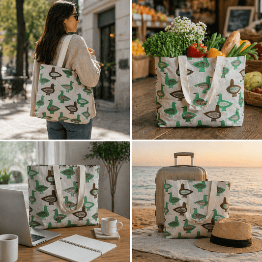 Bird - Bird Canvas - Hokkoh - Japanese Fabric - Lightweight Canvas