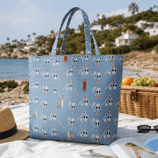 London Town HRH-Blue Fabric-Sara Mulvanny-Cotton + Steel
