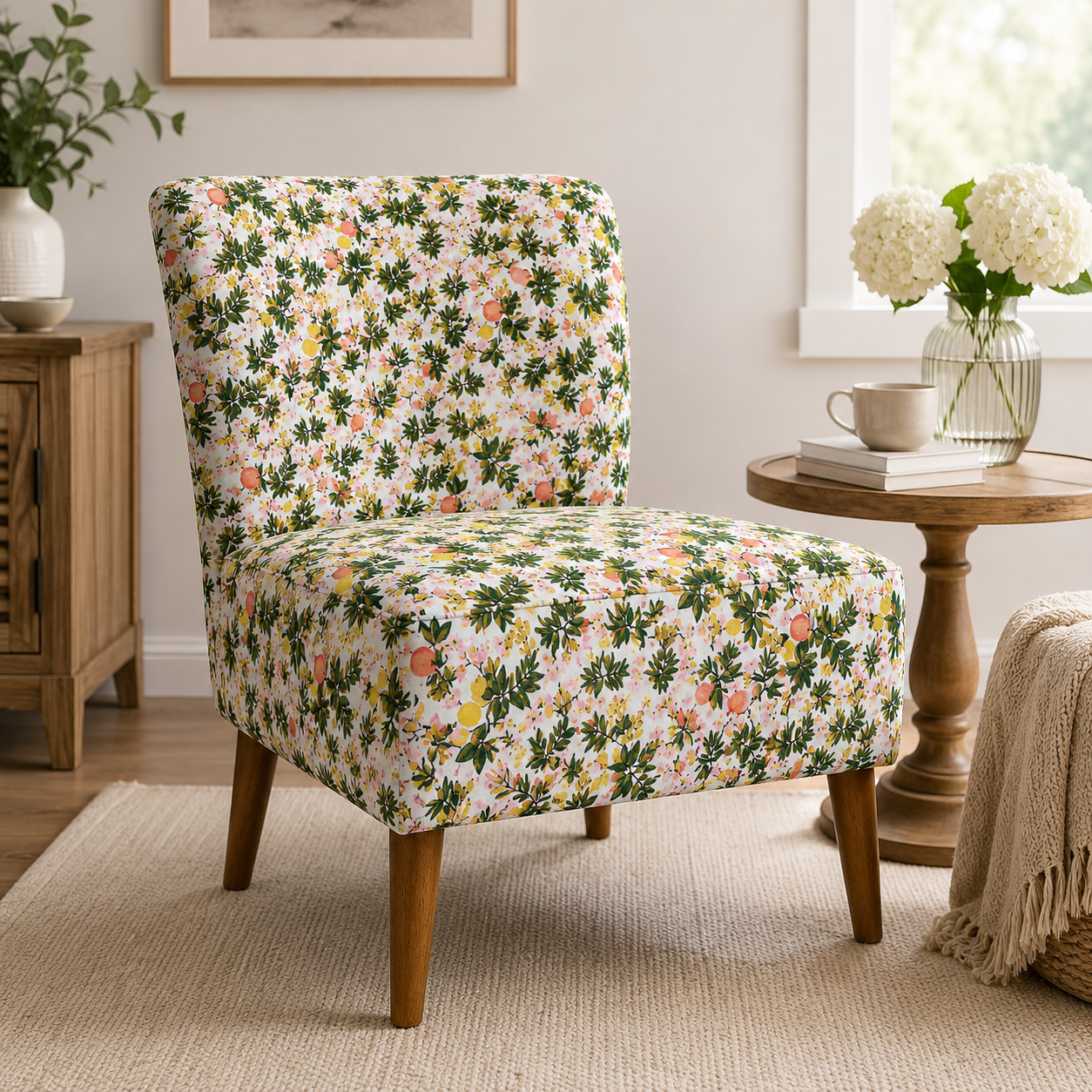 Rifle Paper Co. Primavera Citrus Floral Mint 100% Quilting Cotton Fabric