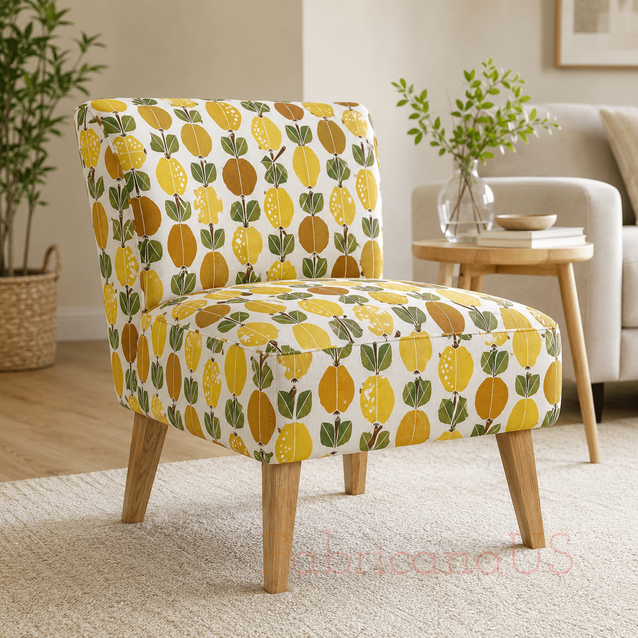 Under the Apple Tree-Orchard Golden Fabric-Loes Van Oosten