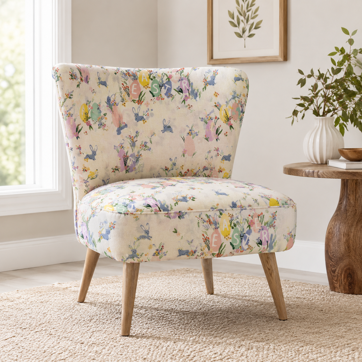 Rifle Paper Co. Hoppy Easter Cream Quilting Cotton Fabric – Easter Collection