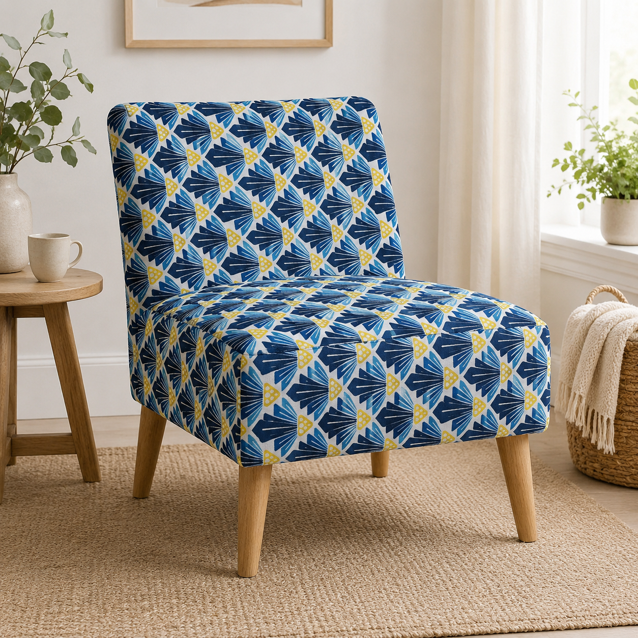 On a spring Day to the Sun Big Sky Fabric Cotton + Steel.