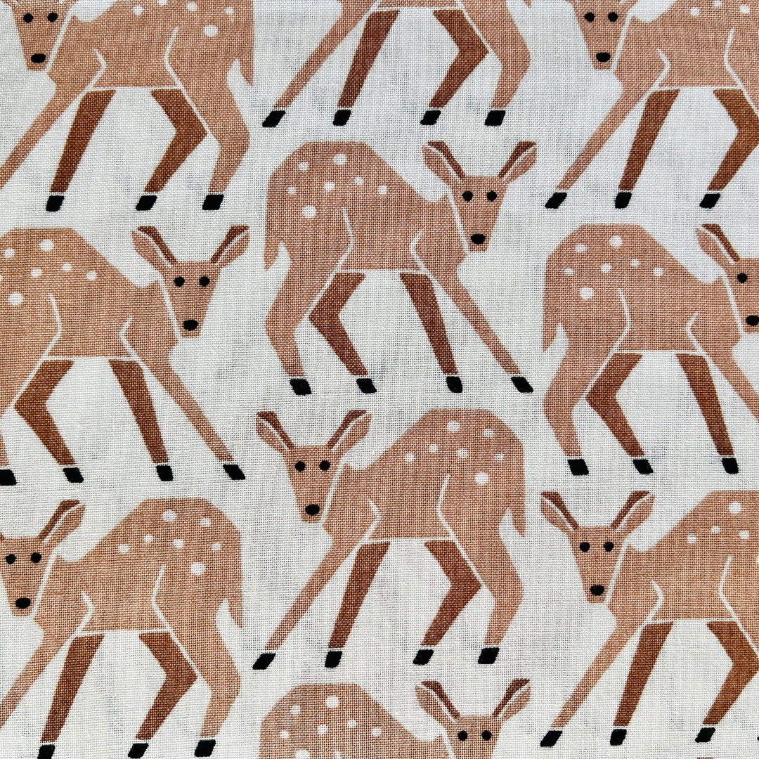 On a Fall Day - Fawn - Blonde Fabric - Loes Van Oosten - Cotton+Steel - LV700-BL1
