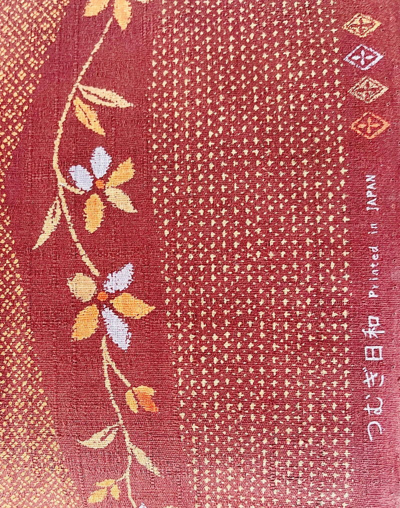 Floral - Floral Fabric - Westex - Japanese Textile - Cotton Dobby