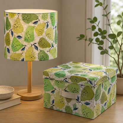 Under the Apple Tree-Quince Green Fabric-Loes Van Oosten