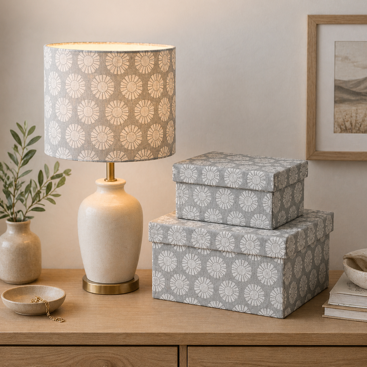 By The Seaside-Sunshine Chalk-Cotton Unbleached Fabric-Loes Van Oosten-Cotton+Steel