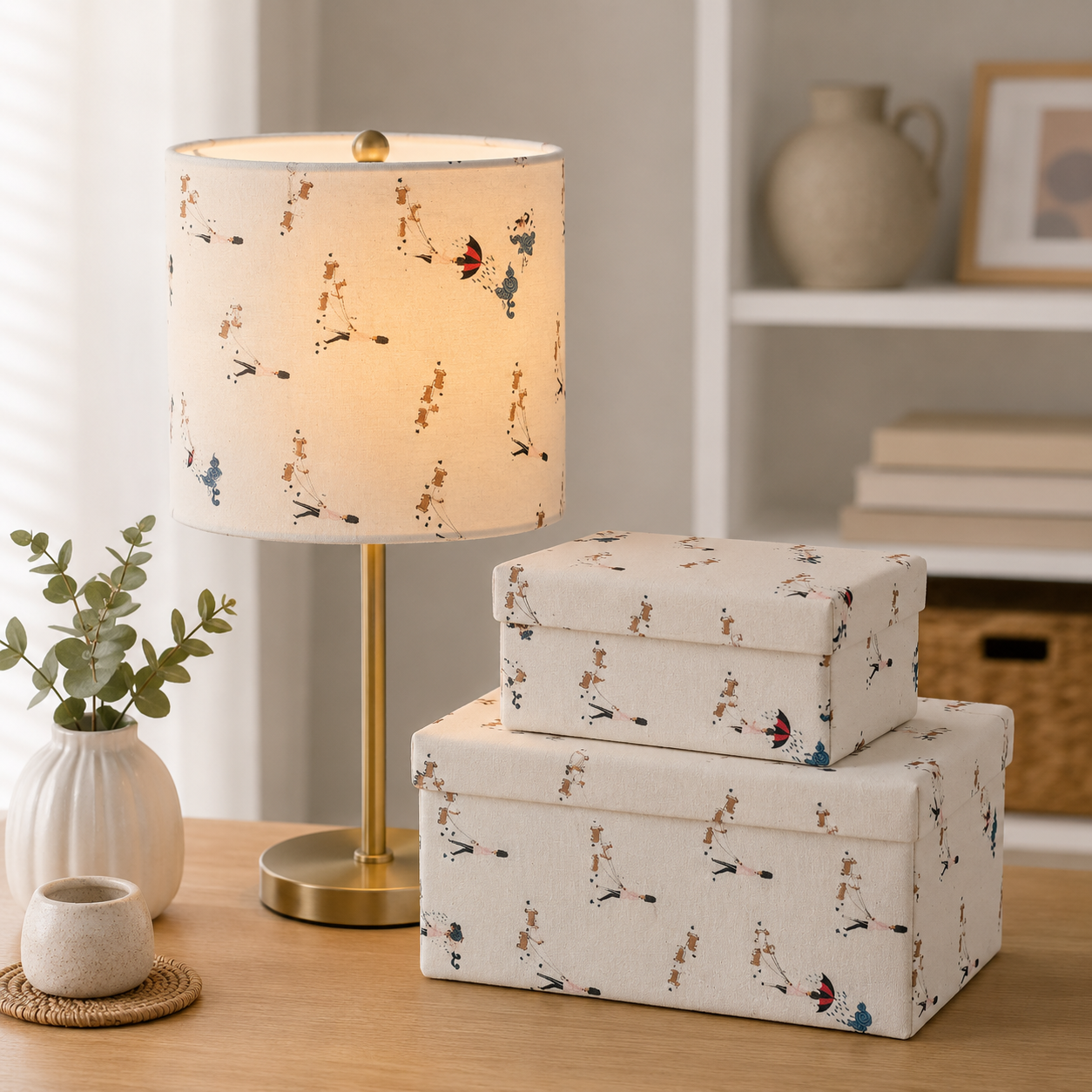 London Town-Reign Reign Go Away-White Unbleached Fabric-Sara Mulvanny-Cotton+Steel
