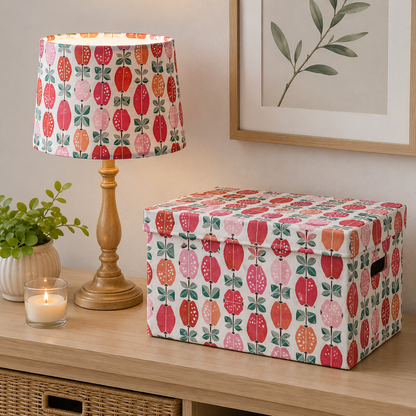 Under the Apple Tree-Orchard Apple Red Fabric-Loes Van Oosten-Cotton + Steel