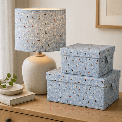 Cosmo Bird Double Gauze Cotton Fabric – Soft, Breathable & Lightweight Japanese Fabric, Half Yard 44” – Perfect for Sewing, Quilting & DIY Projects