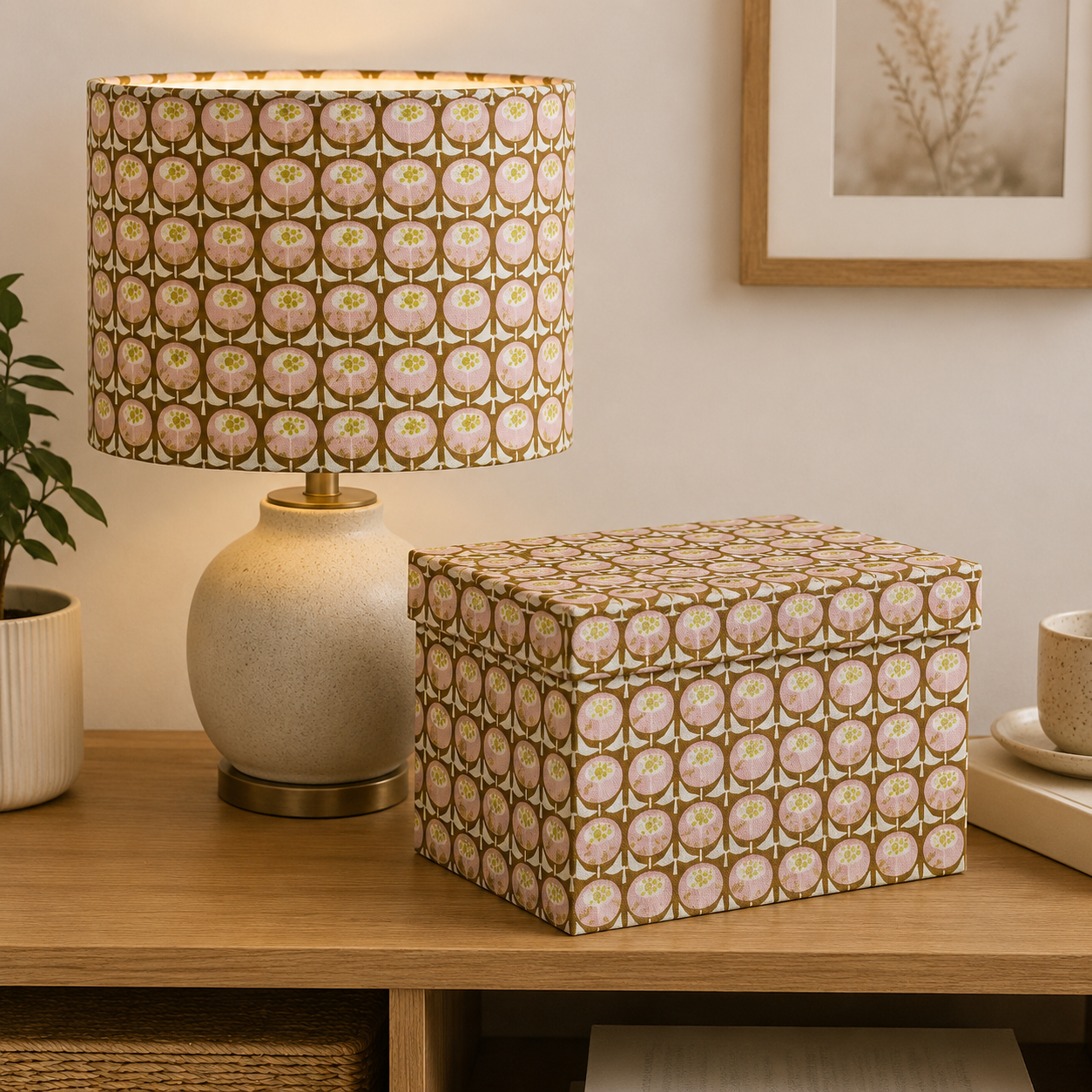 Sweet Floral Scent-Buttercup-Yellow Fabric-Loes Van Oosten