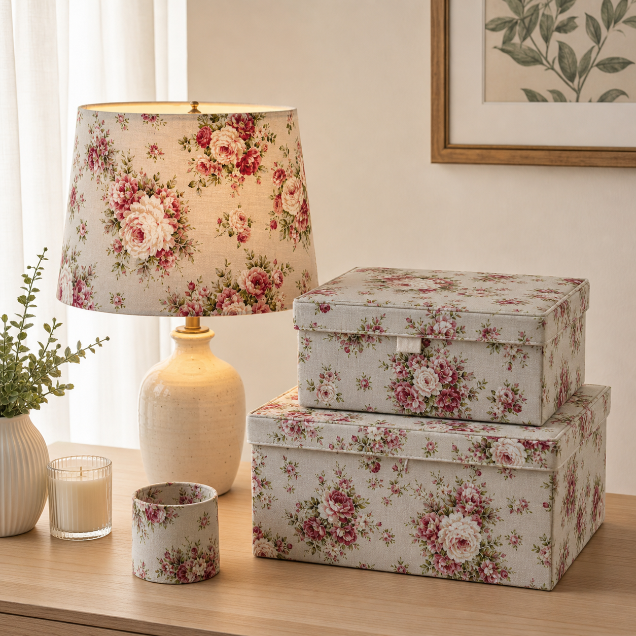 Country Floral - Nakamura - Japanese Fabric - Floral Fabric - Roses