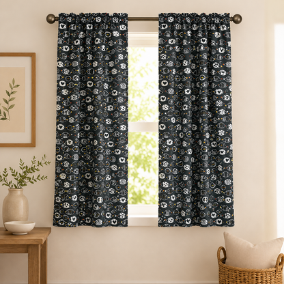 Cotton+Steel Neko No Yume – Nezume Porcupine Hedgehog Fabric – Charcoal Gray Quilting Cotton