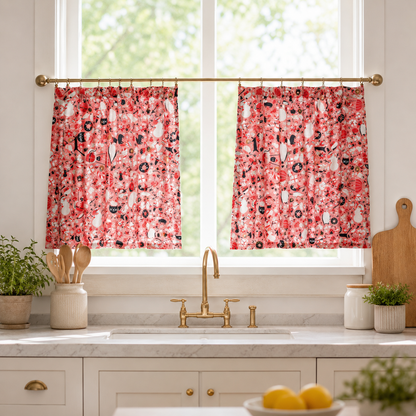 Waku Waku Christmas-Mixer Coral Unbleached Fabric-Naocom-Cotton+ Steel