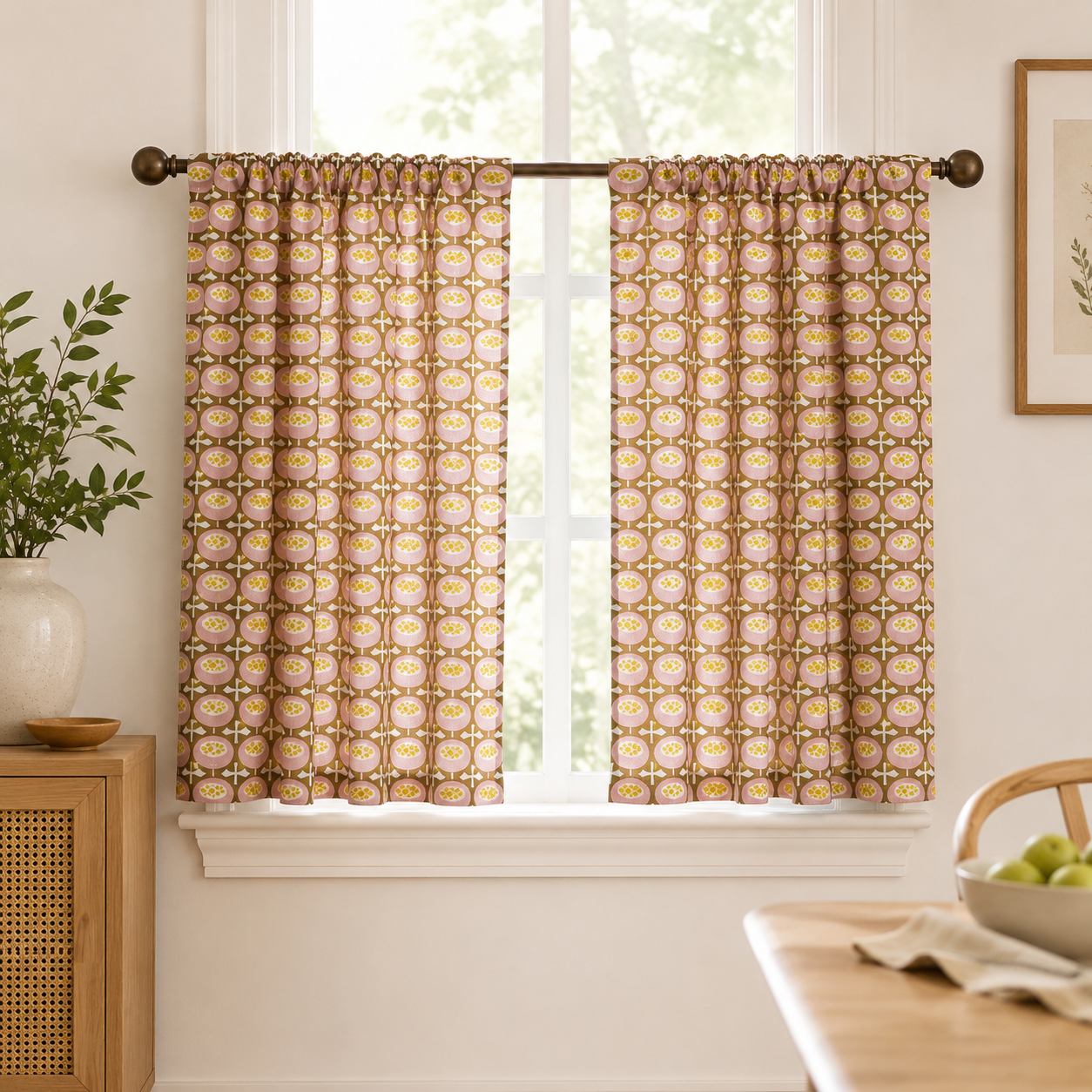Sweet Floral Scent-Buttercup-Yellow Fabric-Loes Van Oosten
