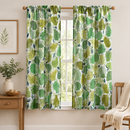 Under the Apple Tree-Quince Green Fabric-Loes Van Oosten