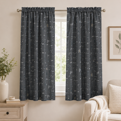 London Town HRH-Gray Fabric-Sara Mulvanny-Cotton + Steel