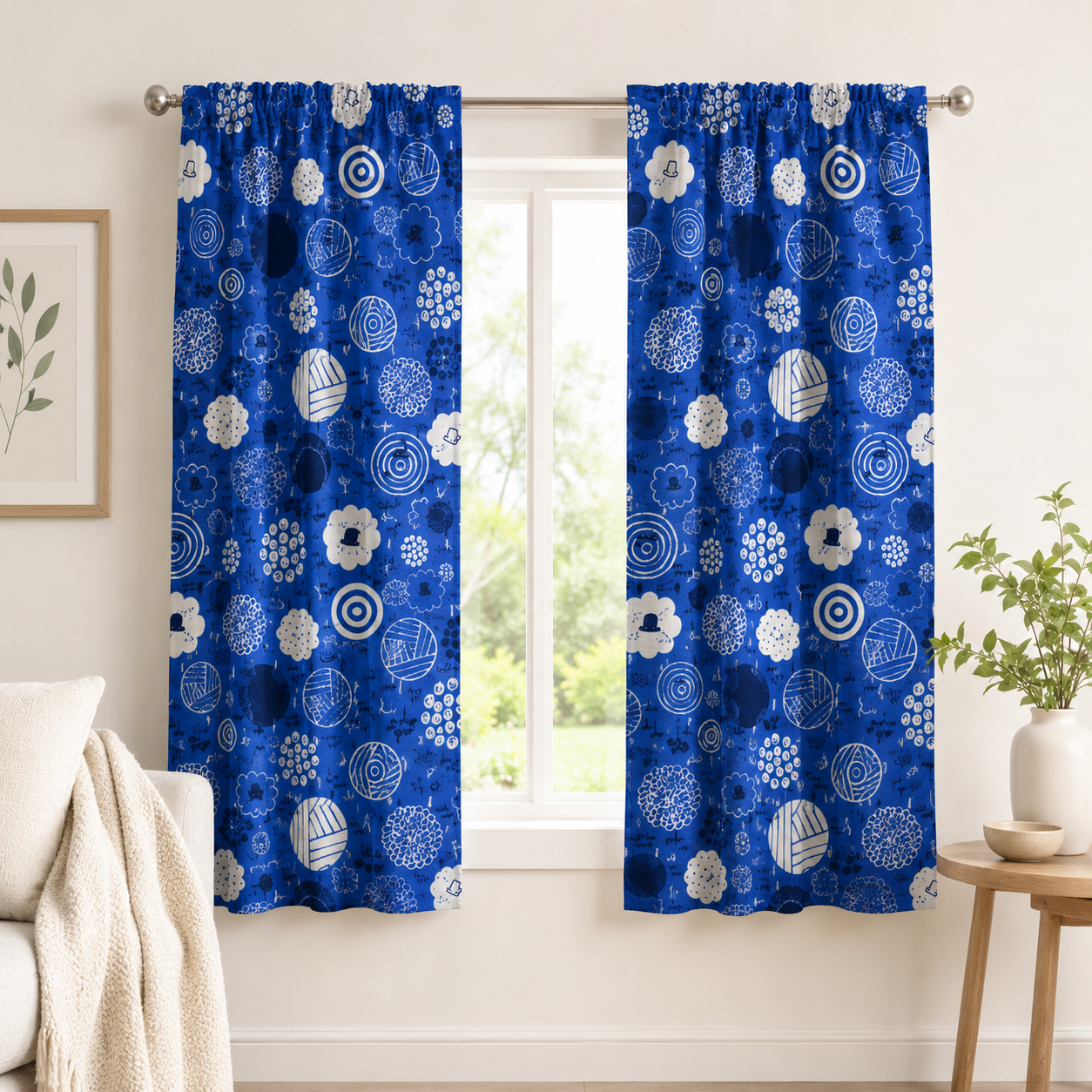 Fuwafuwa-san no Bokujo-Fawafuwa-san-Indigo Fabric-Hitomi Osumi-Cotton+Steel