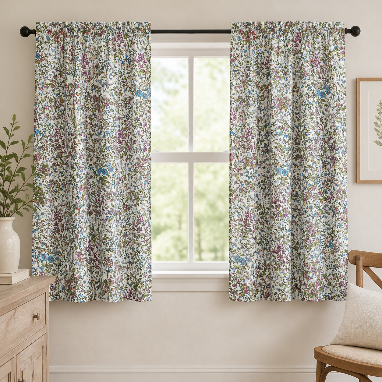 Hokkoh-Japanese Fabric-Floral Fabric-Organic Cotton