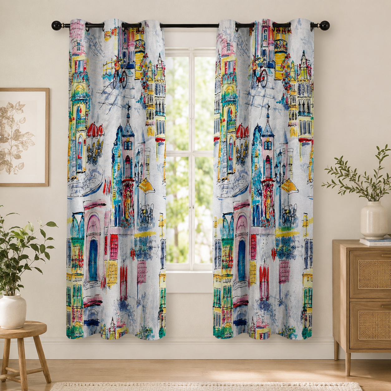 Japanese Fabric-Hokkoh-Cotton Digital Print-Lawn Fabric