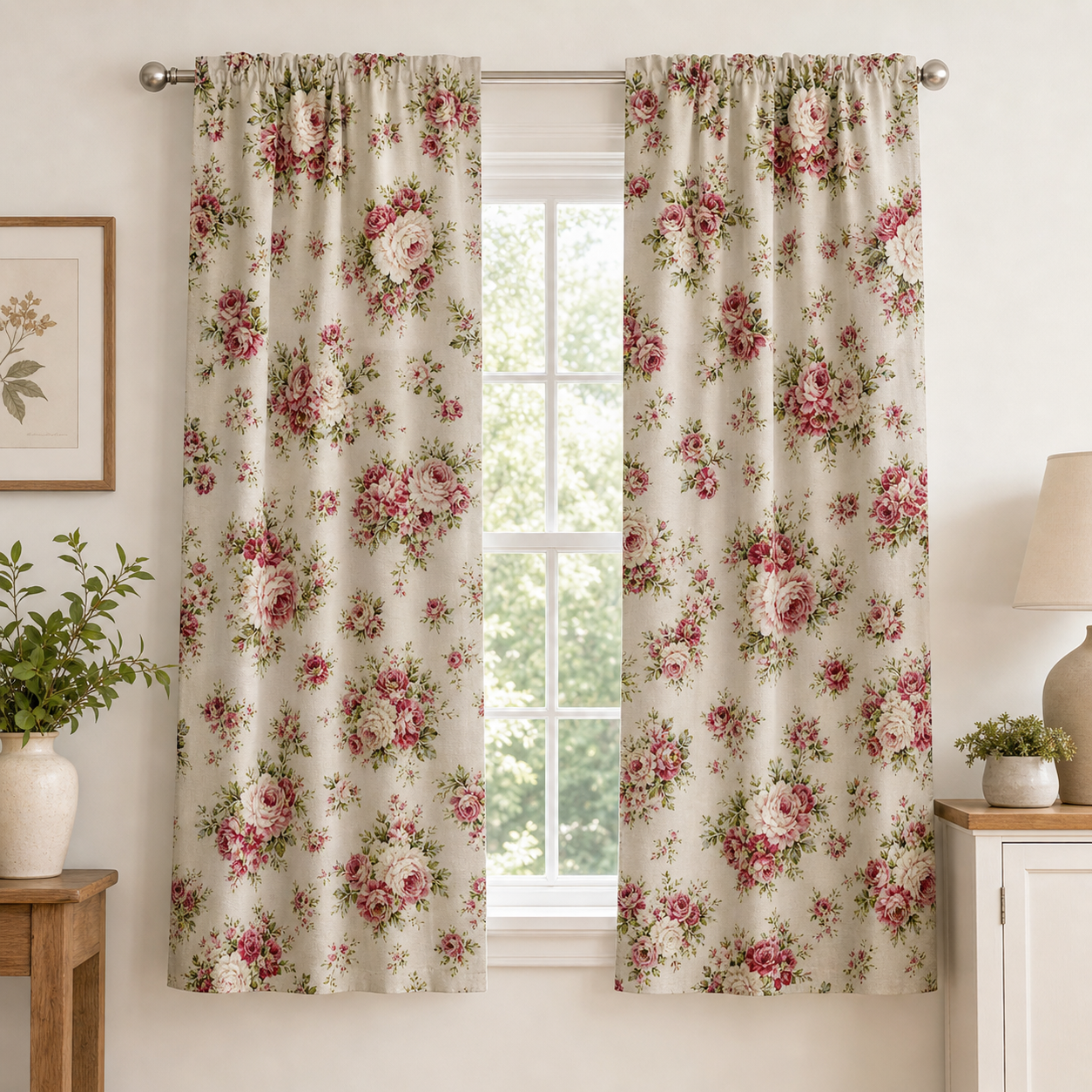 Country Floral - Nakamura - Japanese Fabric - Floral Fabric - Roses