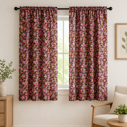 Garden Party Rosa - Burgundy Metallic Fabric - Rifle Paper Co - Cotton + Steel