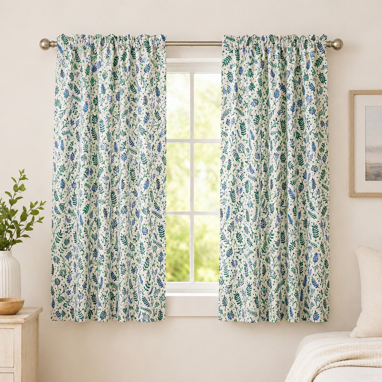 Branching Out-Unbleached Quilting Cotton-Jade Mosinksi-JM110-B16