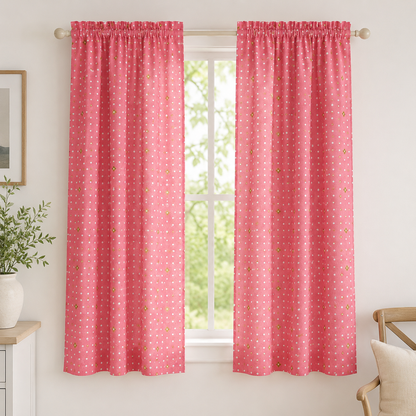 Neko and Tori Ohanadotto-Coral Unbleached Metallic Fabric-Itsuko Naka-Cotton+Steel