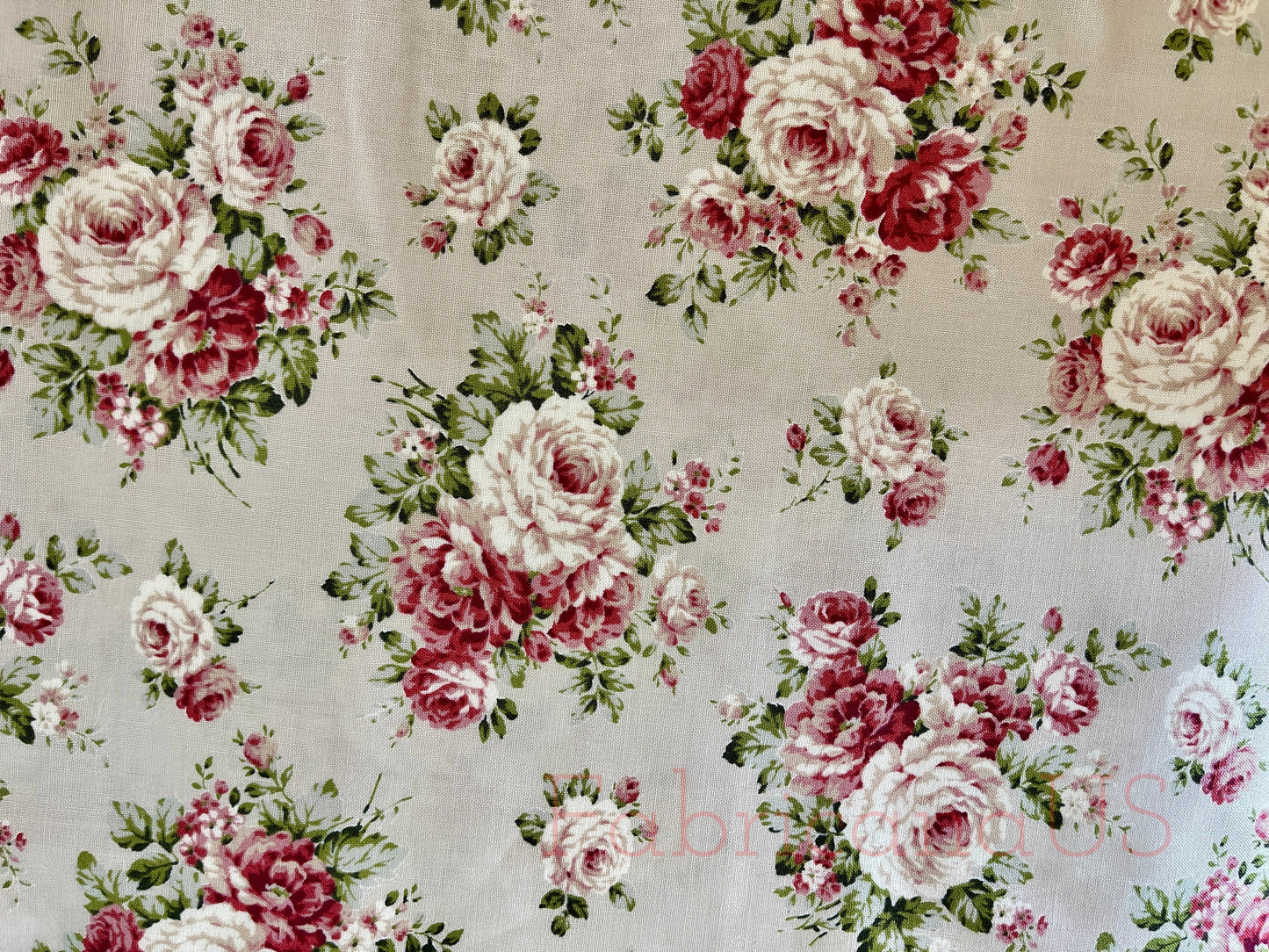 Country Floral Fabric – Nakamura Japanese Cotton Fabric – Rose Floral Print – Quilting & Sewing Fabric
