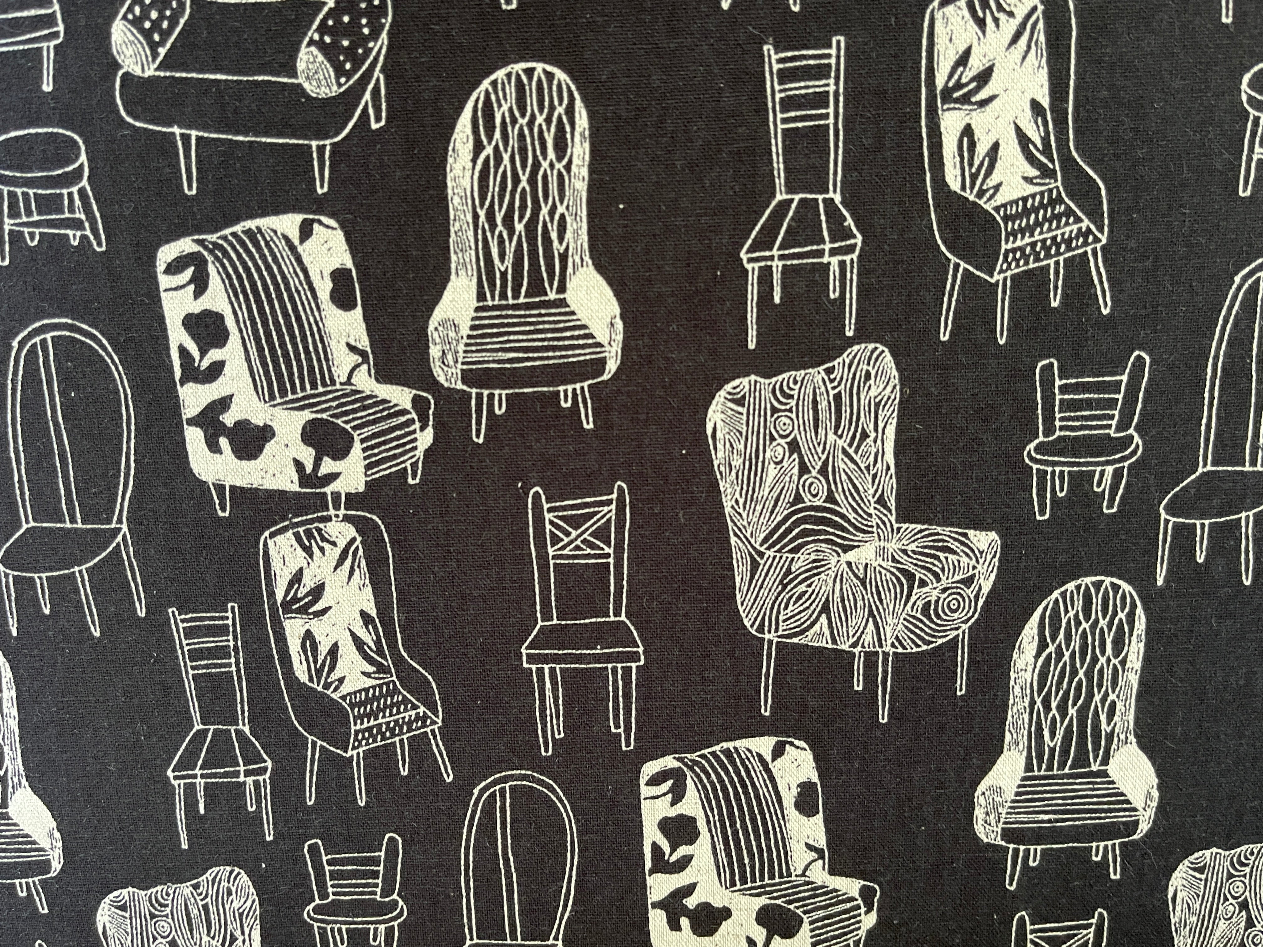 Chair-Chair Fabric-Robert Kaufman-Japanese Fabric-Lightweight Canvas
