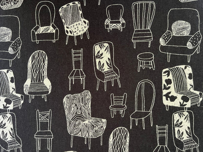 Chair Fabric – Robert Kaufman – Japanese Fabric – Lightweight Cotton Canvas Fabric