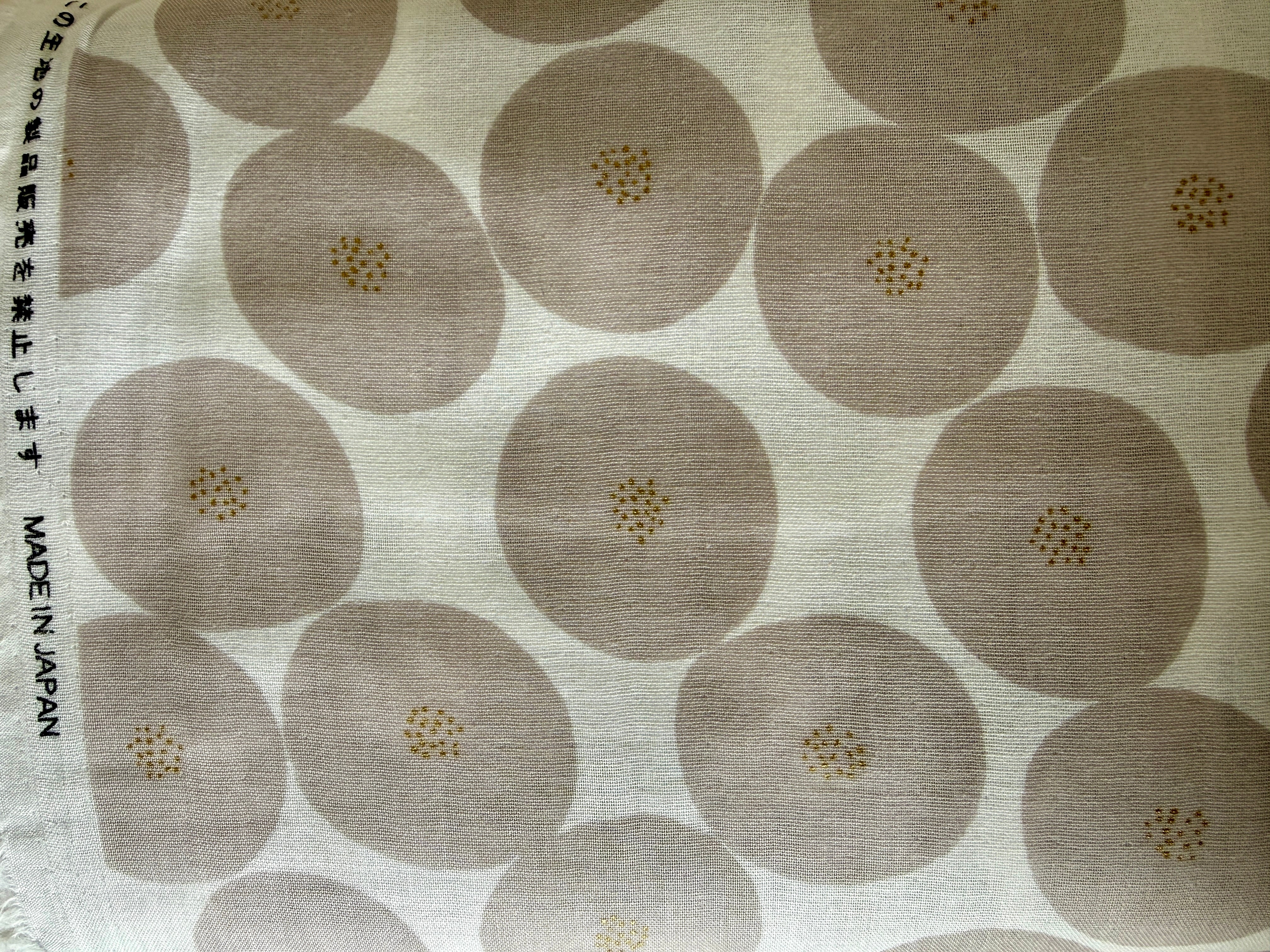 Muddy Works - Mini Anpan Cotton Double Gauze - Japanese fabric