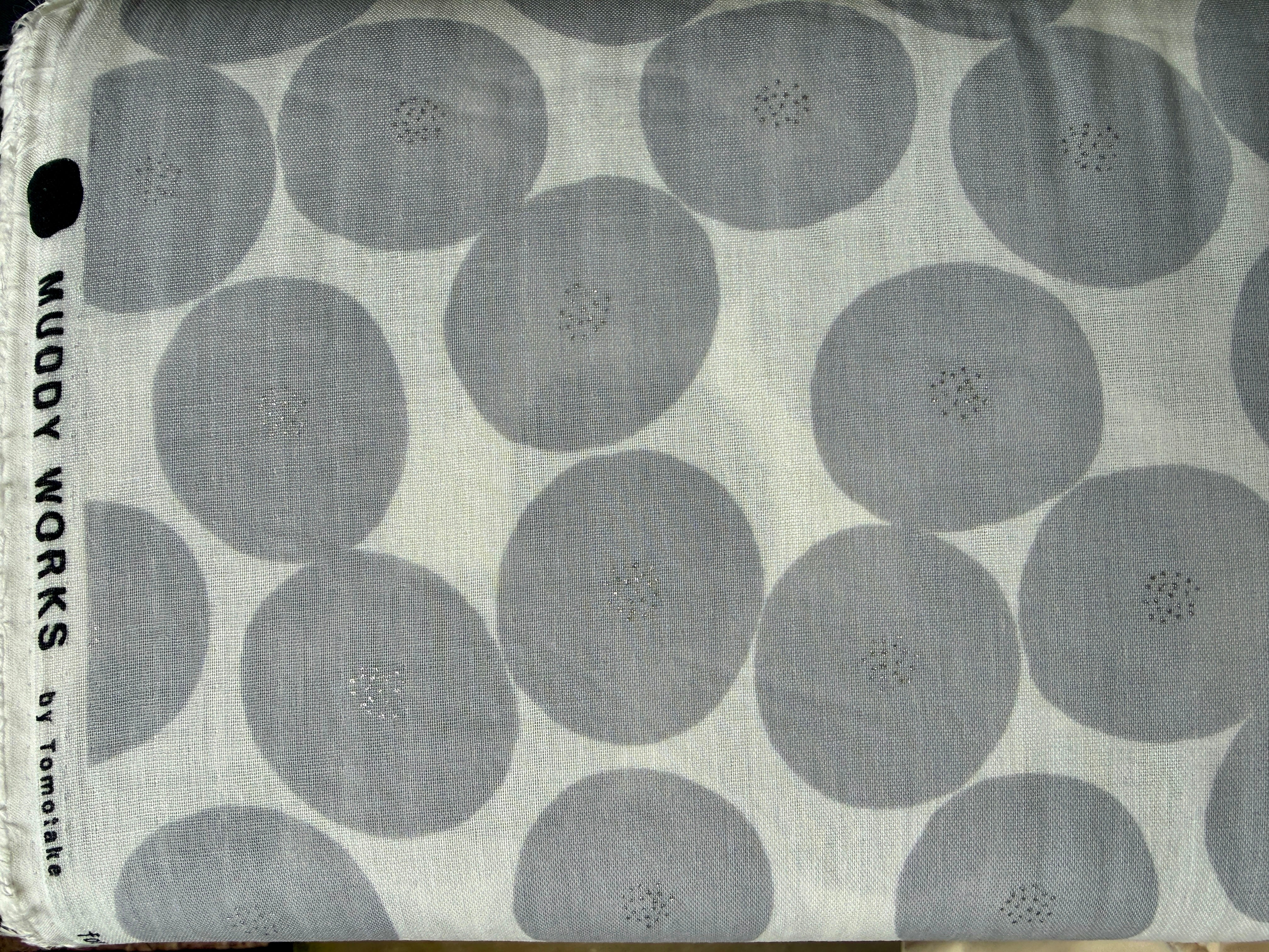 Muddy Works - Mini Anpan Cotton Double Gauze - Japanese fabric