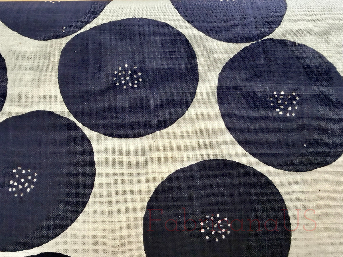 Muddy Works-Kokka Anpan Fabric-Japanese Lightweight Canvas