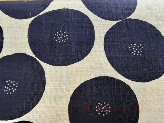 Muddy Works-Kokka Anpan Fabric-Japanese Lightweight Canvas