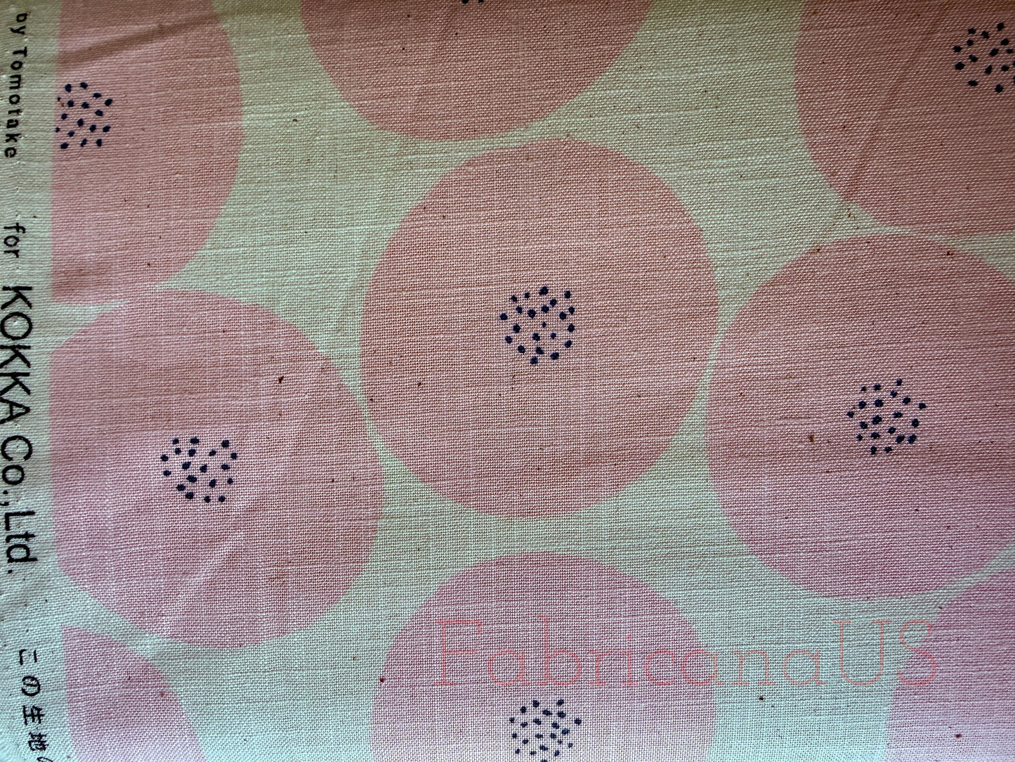 Muddy Works-Kokka Anpan Fabric-Japanese Lightweight Canvas