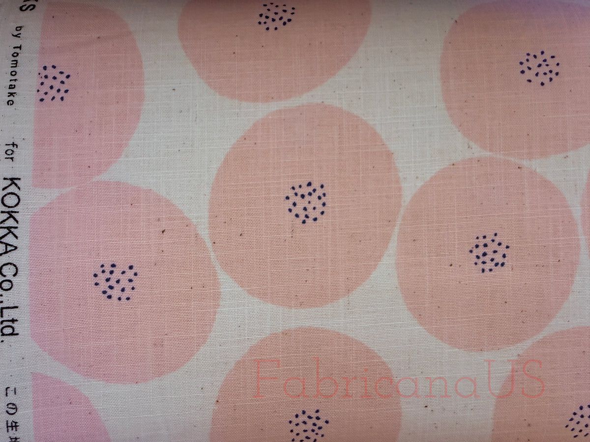 Muddy Works-Kokka Anpan Fabric-Japanese Lightweight Canvas