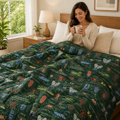 Insect-Bugs-Beetle-Cotton Twill Fabric-Kobayashi-Japanese Fabric