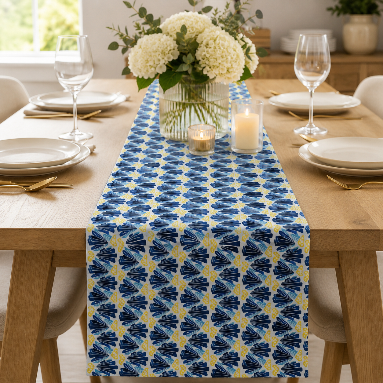 On a spring Day to the Sun Big Sky Fabric Cotton + Steel.