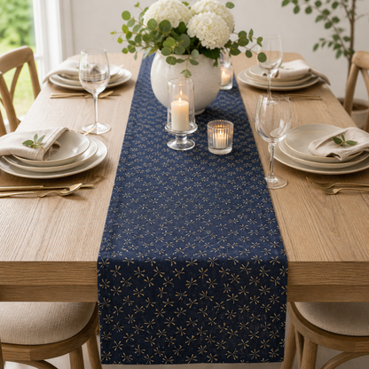 Dragonfly Navy Blue Fabric-Westex Sevenberry-Japanese Sheeting Fabric-88222-7-14