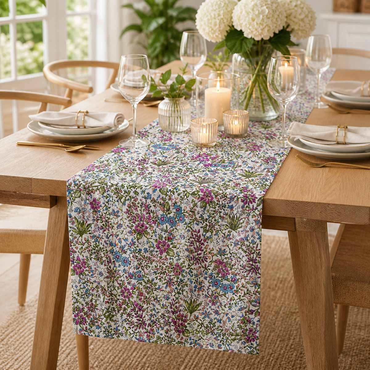 Hokkoh-Japanese Fabric-Floral Fabric-Organic Cotton