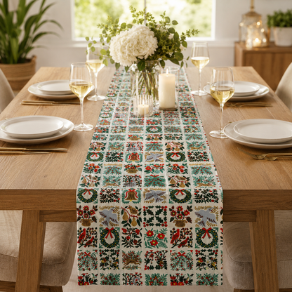 Holiday Tapestry Cream Fabric Holiday Classics by Rifle Paper Co. for Cotton + Steel