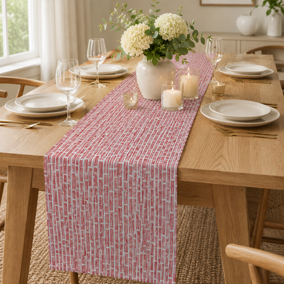 In The Woods-Wood Grain-Peach Unbleached Fabric-Loes Van Oosten