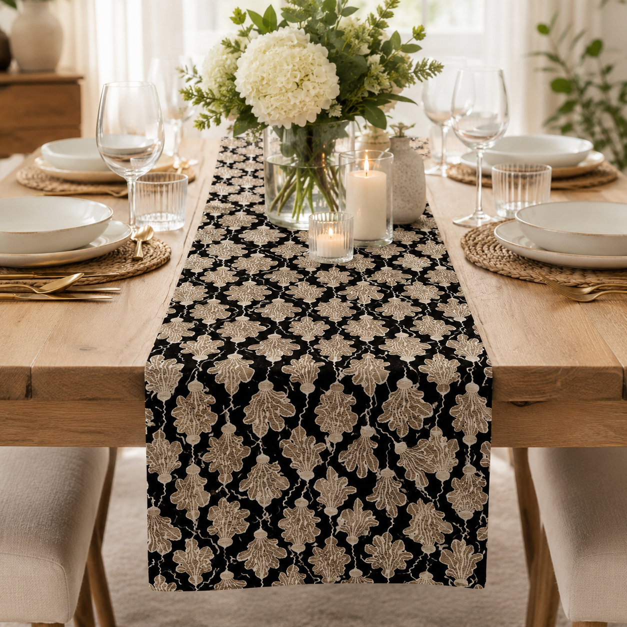 In The Vegetable Garden-Radish-Winter Solstice Fabric-Loes Van Oosten
