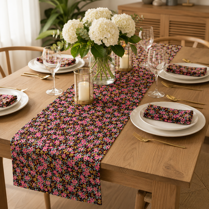 Garden Party Rosa - Burgundy Metallic Fabric - Rifle Paper Co - Cotton + Steel