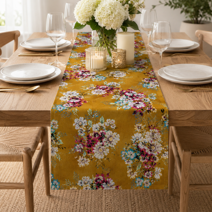 Floral Japanese Lawn Fabric- Hokkoh Fabric-Cotton Rayon-307-1800 - 4B