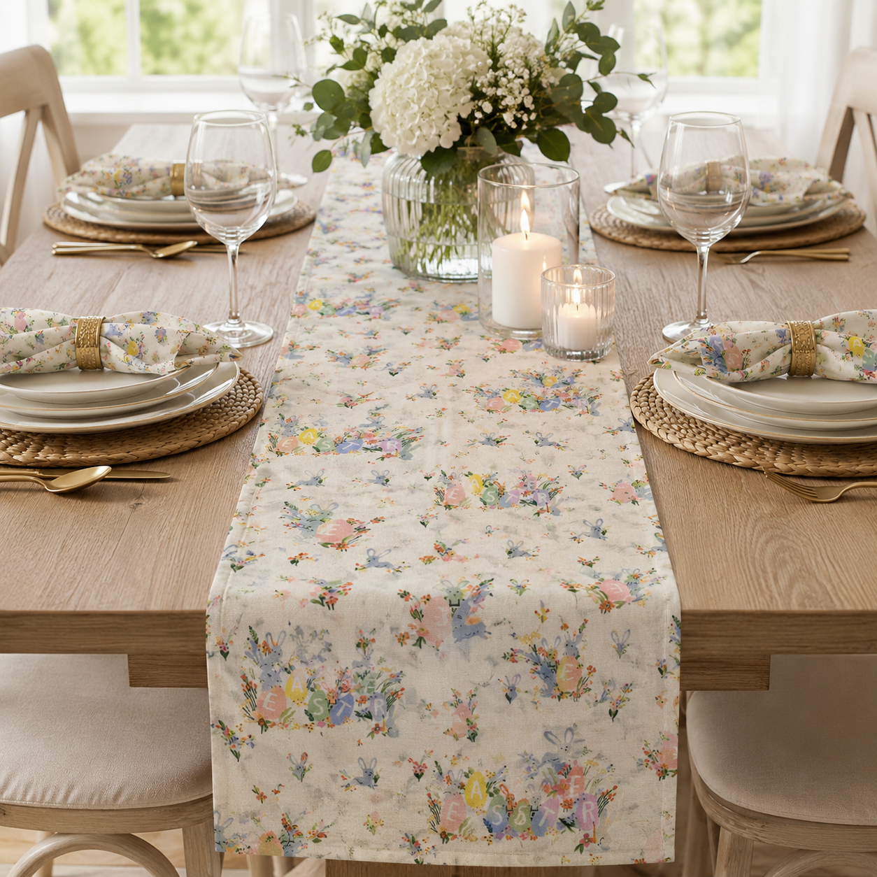 Rifle Paper Co. Hoppy Easter Cream Quilting Cotton Fabric – Easter Collection