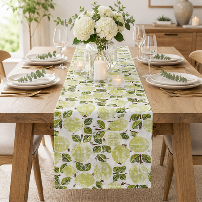 Under the Apple Tree Apple-Green Fabric-Loes Van Oosten