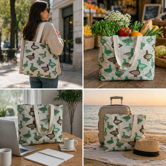Bird - Bird Canvas - Hokkoh - Japanese Fabric - Lightweight Canvas