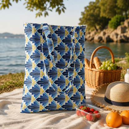 On a spring Day to the Sun Big Sky Fabric Cotton + Steel.